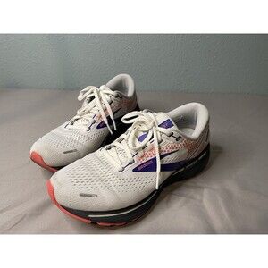 Brooks Ghost 14 Womens Sz 8.5 M (B) Running Shoes Sneakers 1203561B192 Pink Gray